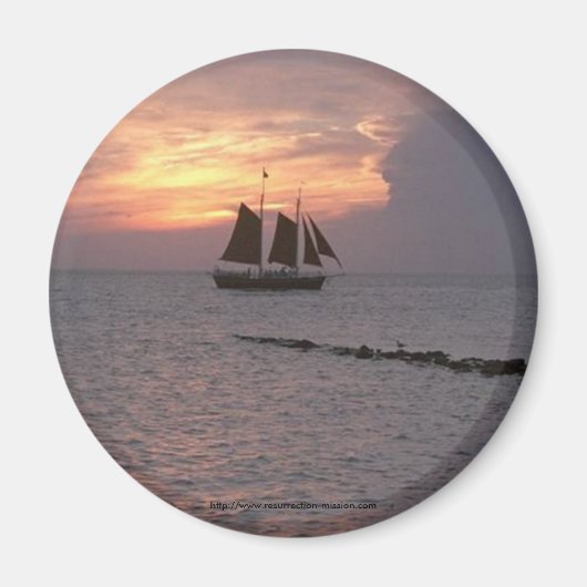 マグネットオクラコーク船 マグネット (正面)