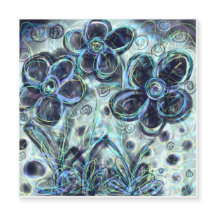 マグネットカードライトフラワーミニマルコンテンポラリーリスト