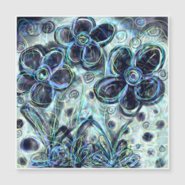 マグネットカードライトフラワーミニマルコンテンポラリーリスト