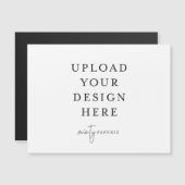 マグネットカード4.25インチx 5.6インチランドスケープ (正面/裏面)