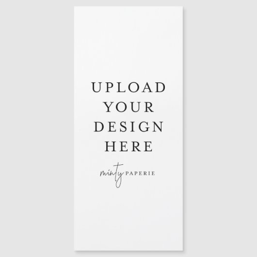 マグネットカード4" x 9インチポートレート (正面)