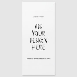 マグネットカード4" x 9インチポートレート