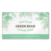 マグネットカード：ヘルシーファームスクエア名刺 マグネット名刺 (正面)