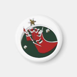 マグネットクリスマスサンタクロースは来のブートサークル マグネット