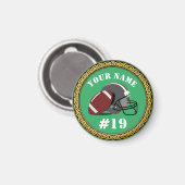 マグネットサッカー – 名前と番号の追加 マグネット (正面/裏面)