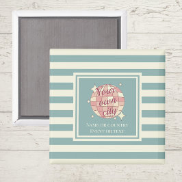 マグネットシお気に入りのティの町名土産 マグネット