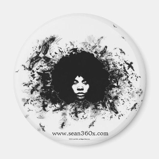 マグネットショーン360x鳥 マグネット (正面)