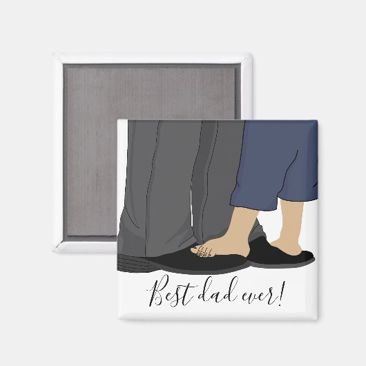 マグネットスクエアのお父様の日 マグネット (正面/裏面)