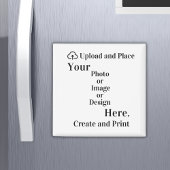 マグネットデザインまたは写真のアップロード マグネット
