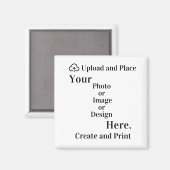 マグネットデザインまたは写真のアップロード マグネット (正面/裏面)