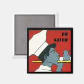 マグネットデザインヴィンテージFEシェフ用に更新 マグネット (正面/裏面)