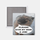 マグネットドイツ与えの羊飼いお母さんに仕事を マグネット (正面/裏面)