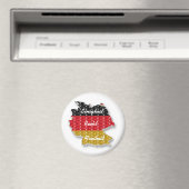 マグネットドイツ国旗Einigkeit Recht華氏 マグネット (インサイチュ (食洗機))