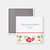 マグネットハート及び花テンプレート マグネット (正面/裏面)