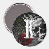 マグネットパーソナライズされたヘアリングアデラインザードメドウズ マグネット (正面/裏面)