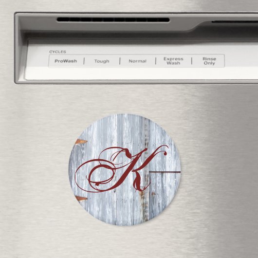 マグネットパーソナライズされたホワイトウォッシュウッドバーンドドアカン マグネット (インサイチュ (食洗機))