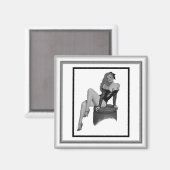 マグネットピンアップガールズヴィンテージ(4) 2 マグネット (正面/裏面)