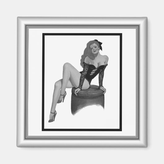 マグネットピンアップガールズヴィンテージ(4) 2 マグネット (正面)