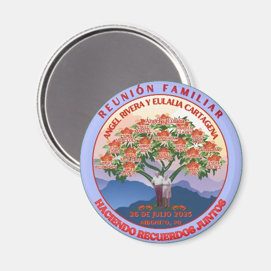 マグネットファミリー懇親会 マグネット (正面/裏面)