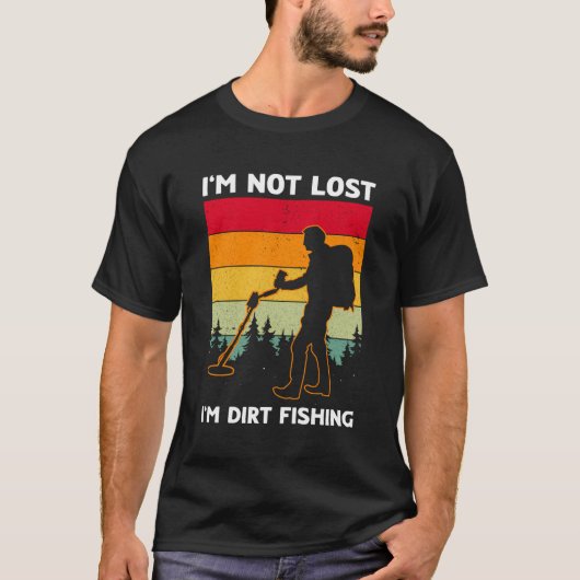 マグネットフィッシャーツール金属探偵団必需品D Tシャツ (正面)