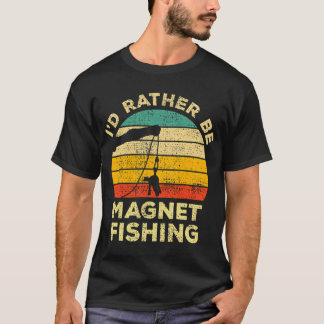 マグネットフィッシングに夢中な人のためのヴィンテージギフト マグネット Tシャツ