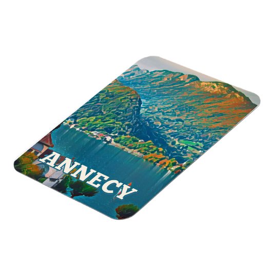 マグネットフレキシブルAnnecyフォトヴィンテージ マグネット (左側)