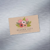 マグネットフローラブーケ事業プロモーションカード マグネット名刺 (インサイチュ)