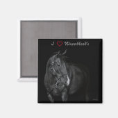 マグネットブラック&ホワイトワードローブ マグネット (正面/裏面)