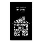 マグネットプロフェッショナルハウス実在エステートプロモーション マグネット名刺 (正面縦)