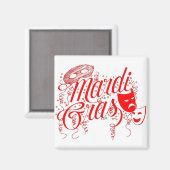 マグネットマルディグラ マグネット (正面/裏面)