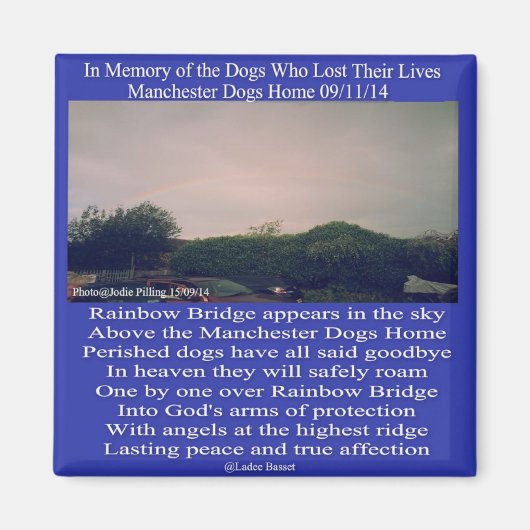 マグネットマンチェスターレインボーブリッジの詩 マグネット (正面)