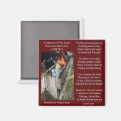 マグネットマンチェスター犬の火の詩 マグネット (正面/裏面)