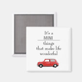 マグネットミニクーパーロットミニ マグネット (正面/裏面)