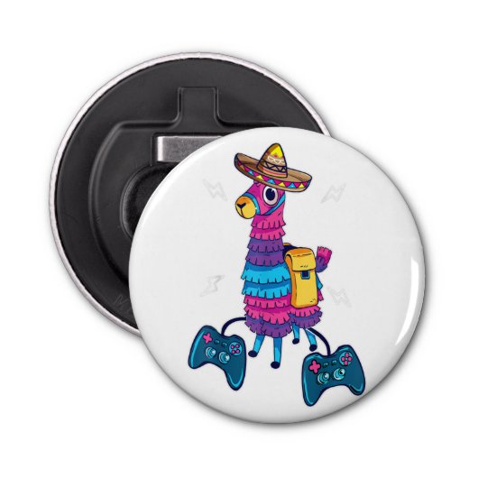 マグネットモックアップボタン型栓抜き付きテンプレート 栓抜き (正面)