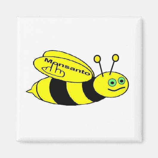 マグネットモンサントBeeフリップ マグネット (正面)