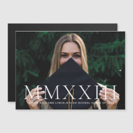 マグネットローマ数字写真卒業のお知らせ