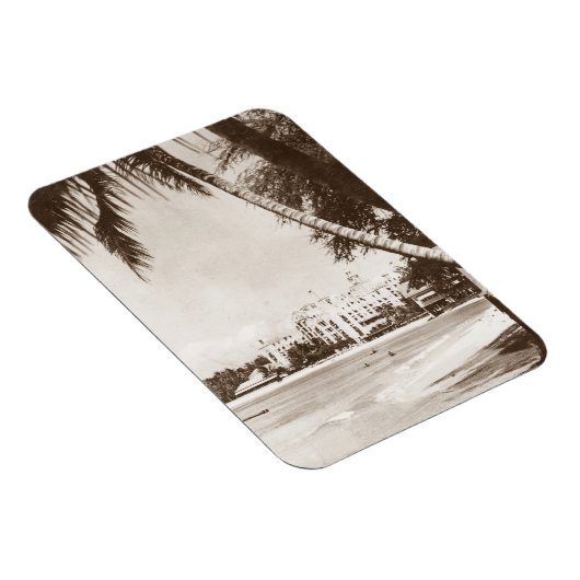 マグネットヴィンテージピンクパレスワイキキビーチWWII R&R マグネット (右側)