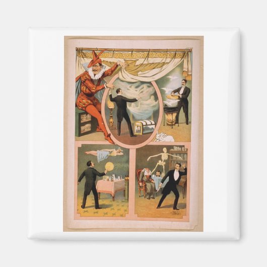 マグネットヴィンテージ劇場魔術的広告 マグネット (正面)