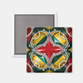 マグネット付きロサンゼルスカラーデザイン マグネット (正面/裏面)