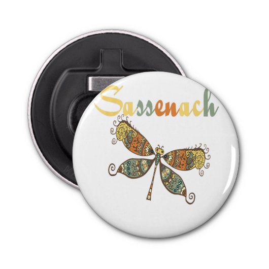 マグネット付ボタン型栓抜き 栓抜き (正面)