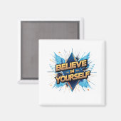 マグネット信じ – 自身で マグネット (正面/裏面)