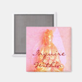 マグネット内のピンク色の照会 マグネット (正面/裏面)