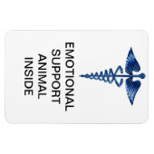 マグネット内感情支持動物 マグネット (横)