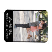 マグネット写真の日付を保パーソナライズされた存 マグネット (横)