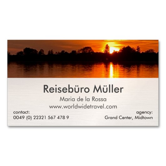 マグネット名刺 (正面)