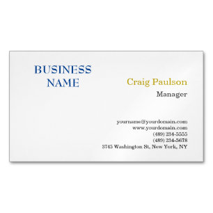  マグネット名刺