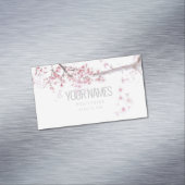 マグネット名刺:「さくらんぼの花」 マグネット名刺 (インサイチュ)