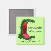 マグネット土産リネランダーホダグホダグWIウィシック マグネット (正面/裏面)