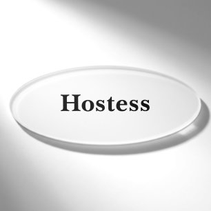 マグネット式バッチ - ホステス 名札
