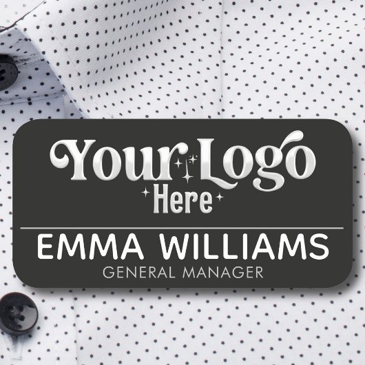 マグネット式会社スタッフ名札(カスタマイズ可能) 名札